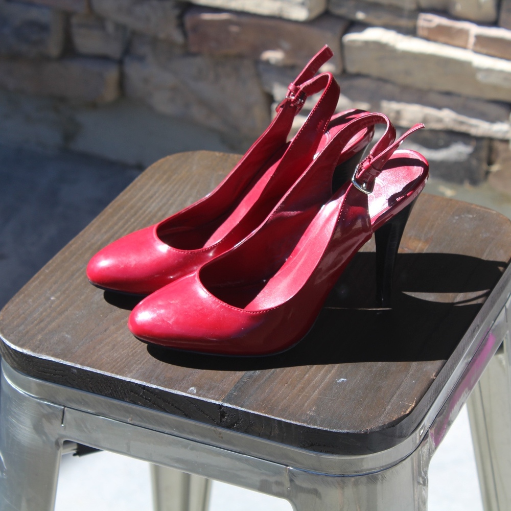Jessica Simpson Red Patent Heels